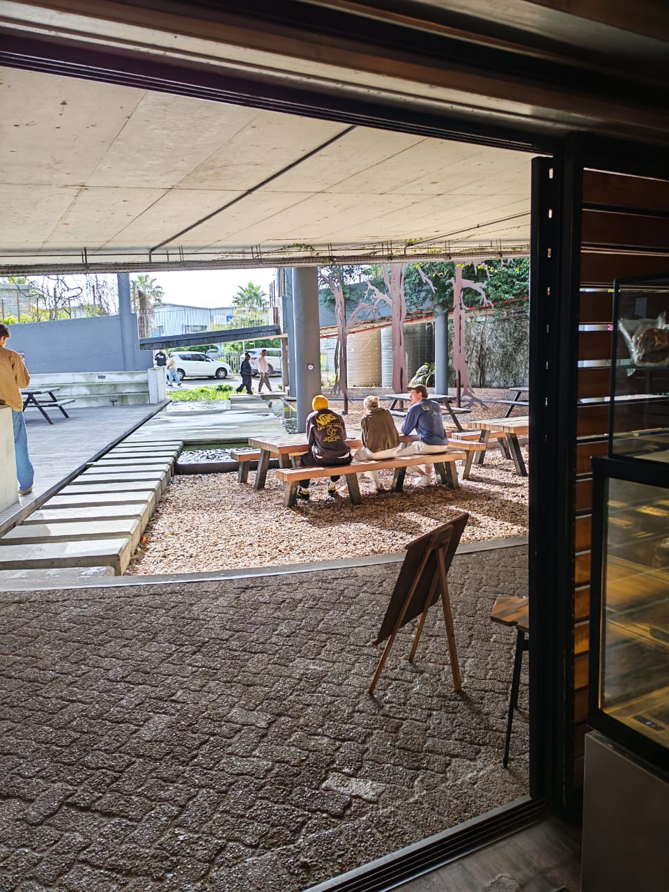 Kairos Coffee Bar outdoor seating